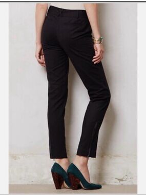 Cartonnier Anthropologie Charlie Black Slim Ankle Pants